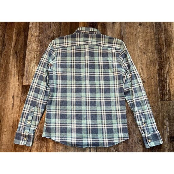 Faherty Coastline Knit Shirt - Holbrook Island Plaid Size Small - Picture 8 of 8